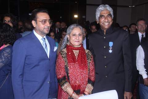 Jaya Bachchan and Gulshan Grover Spotted at an Indo-French Event