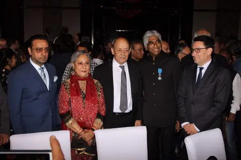 Jaya Bachchan and Gulshan Grover Spotted at an Indo-French Event
