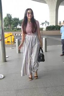 Gauhar Khan Snapped at Airport