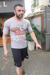 Sohail Khan spotted around the town