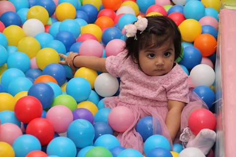 Chahat Khanna daughter Amaira First Birthday celebrationt