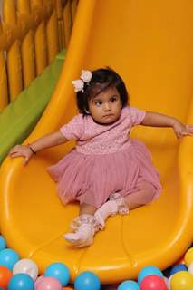 Chahat Khanna daughter Amaira First Birthday celebrationt