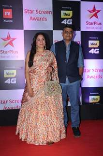 Neena Gupta and Gajraj Rao at Star Screen Awards 2018