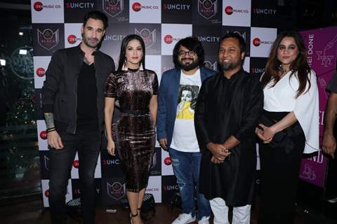 Sunny Leone and Pritam Chakraborty spotted at Hard Rock Cafe in Andheri