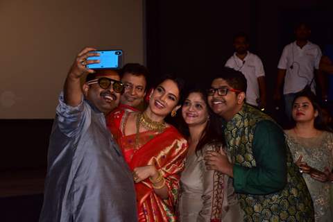 Shankar Mahadevan and Kangana Ranaut at Manikarnika trailer launch