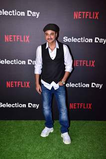 Sanjay Kapoor snapped at  Netflix's screening of Selection Day