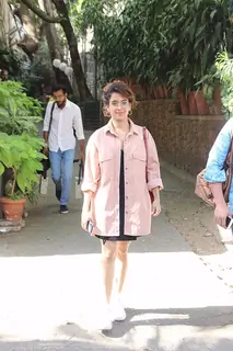 Sanya Malhotra spotted around the town!