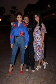 Anushka Sharma, Shah Rukh Khan and Katrina Kaif spotted during Zero's Promotions