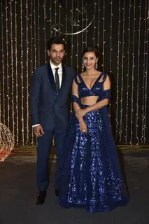 Rajkummar Rao and Patralekha at Priyanka Chopra and Nick Jonas Wedding Reception, Mumbai