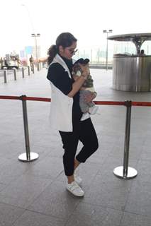 Sania Mirza Snapped at the Airport