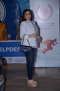 Nita Ambani snapped at Ambani School