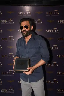 Suniel Shetty snapped at 'SPECTA' launch event