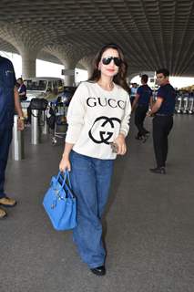 Ameesha Patel spotted at Mumbai Airport