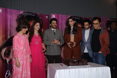 Anil Kapoor with the cast celebrates his birthday at trailer launch