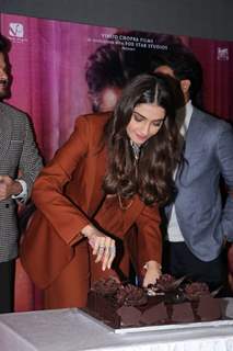 Anil Kapoor with Sonam Kapoor celebrates his birthday at trailer launch