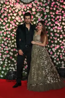 Mahhi Vij and Jay Bhanushali at Kapil Sharma and Ginni Chatrath's Reception, Mumbai