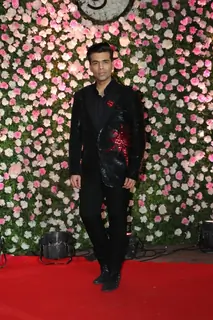 Karan Johar at Kapil Sharma and Ginni Chatrath's Reception, Mumbai