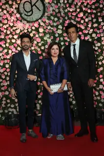 Sonu Sood, Farah Khan, Aparshakti Khurrana at Kapil Sharma and Ginni Chatrath's Reception, Mumbai