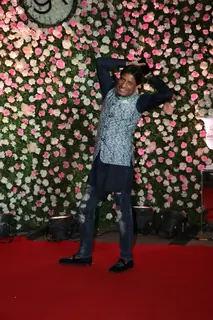 Raju Shrivastav at Kapil Sharma and Ginni Chatrath's Reception, Mumbai