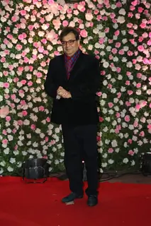 Subhash Ghai at Kapil Sharma and Ginni Chatrath's Reception, Mumbai