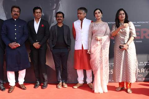 Nawazuddin Siddiqui, Amrita Rao at Thackeray movie trailer launch