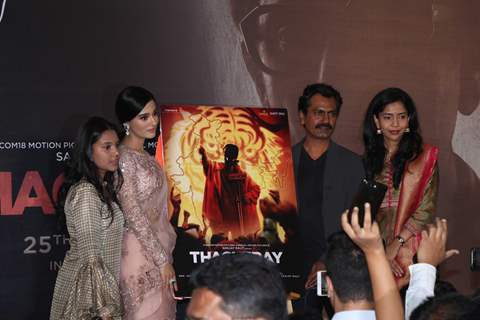 Nawazuddin Siddiqui and Amrita Rao at Thackeray movie trailer launch