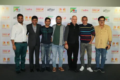 The Accidental Prime Minister's cast at it's trailer launch