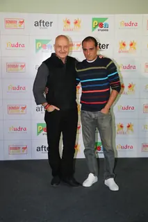 Anupam Kher and Akshaye Khanna at The Accidental Prime Minister trailer launch