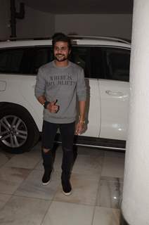 Mustafa Burmawalla at Manish Malhotra's house party