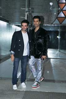 Punit Malhotra and Karan Johar attend Sanjay Kapoor's New Year Bash