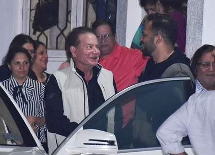 Salim Khan and Rohit Shetty attend the special screening of Simmba