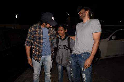 Varun Dhawan and Aditya Roy Kapur spotted around the town