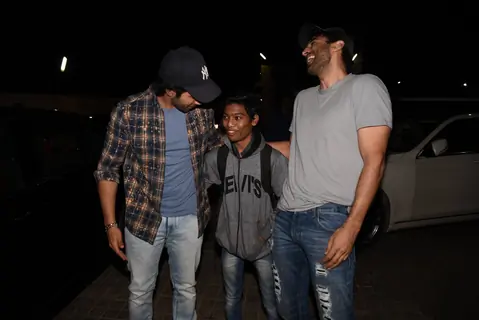 Varun Dhawan and Aditya Roy Kapur spotted around the town