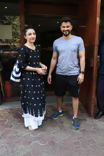 Soha Ali Khan and Kunal Khemu spotted around the town