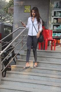 Rhea Chakraborty spotted around the town