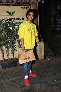 Ishaan Khattar spotted around the town