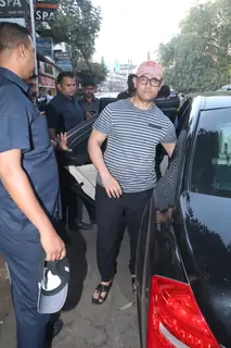 Aamir Khan spotted around the town