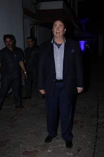 Randhir Kapoor at Sanjay Khan's 78th Birthday bash