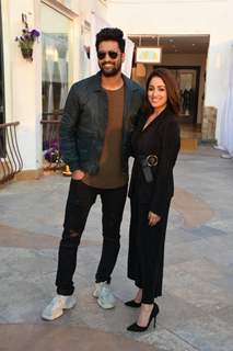 Vicky Kaushal and Yami Gautam at URI promotions