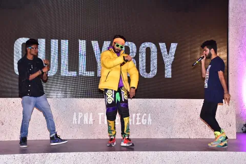 Ranveer Singh at Gully Boy Trailer launch
