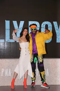 Alia Bhatt and Ranveer Singh at Gully Boy Trailer launch