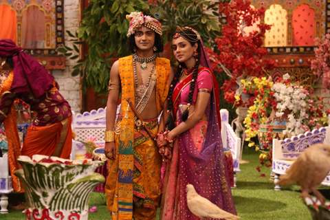 Sumedh and Mallika from RadhaKrishn