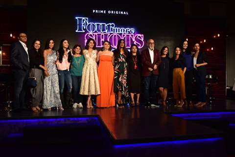 The cast of 'Four More Shots Please' at the trailer launch
