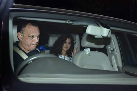 Katrina Kaif snapped during the screening of 'URI'