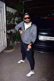 Ranveer Singh snapped during the screening of 'URI'