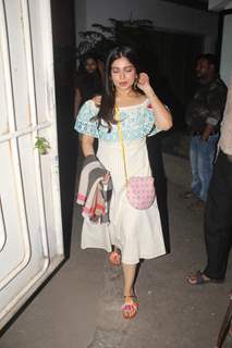 Bhumi Pednekar snapped during the screening of 'URI'