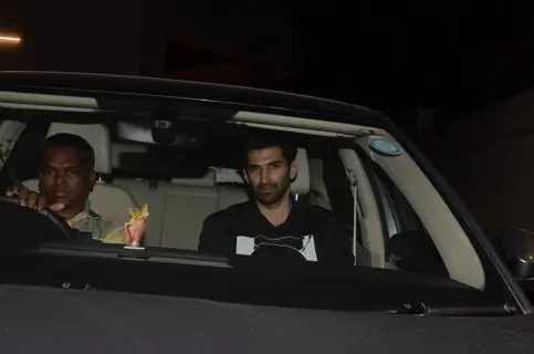 Aditya Roy Kapur at Sidharth Malhotra's birthday bash