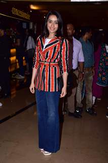 Shraddha Kapoor at 'Bombairiya' screening