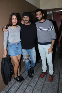 Akshay Oberoi and Prateik Babbar at 'Bombairiya' screening