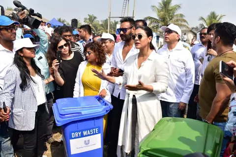 Ajay Devgn and Kajol snapped at an event for a social cause